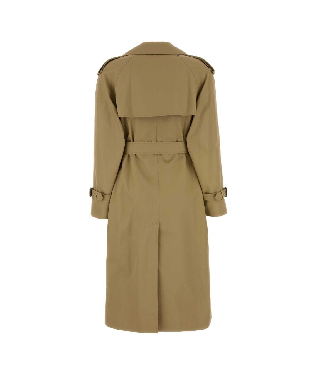 BURBERRY Бежевый хлопковый тренч/плащ, фото 2