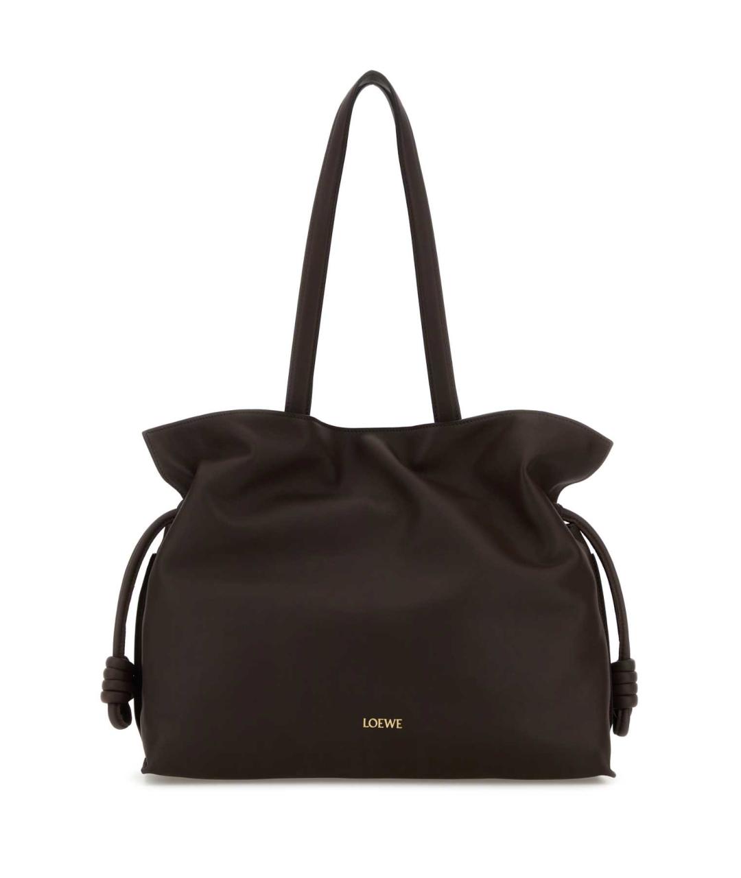 LOEWE Коричневая кожаная сумка тоут, фото 1