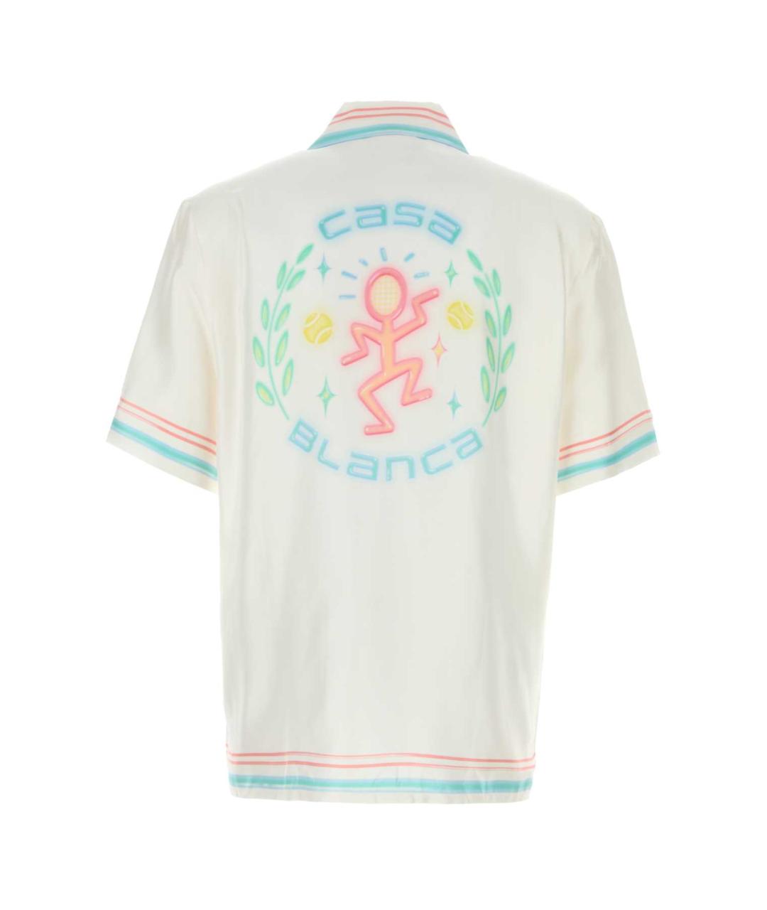 CASABLANCA Белая шелковая кэжуал рубашка, фото 2