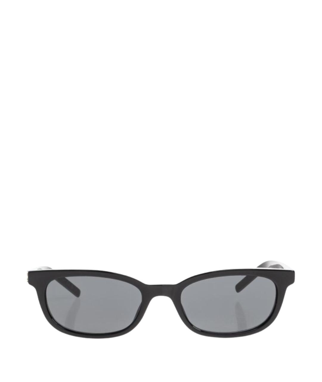 SAINT LAURENT Черные пластиковые солнцезащитные очки, фото 1