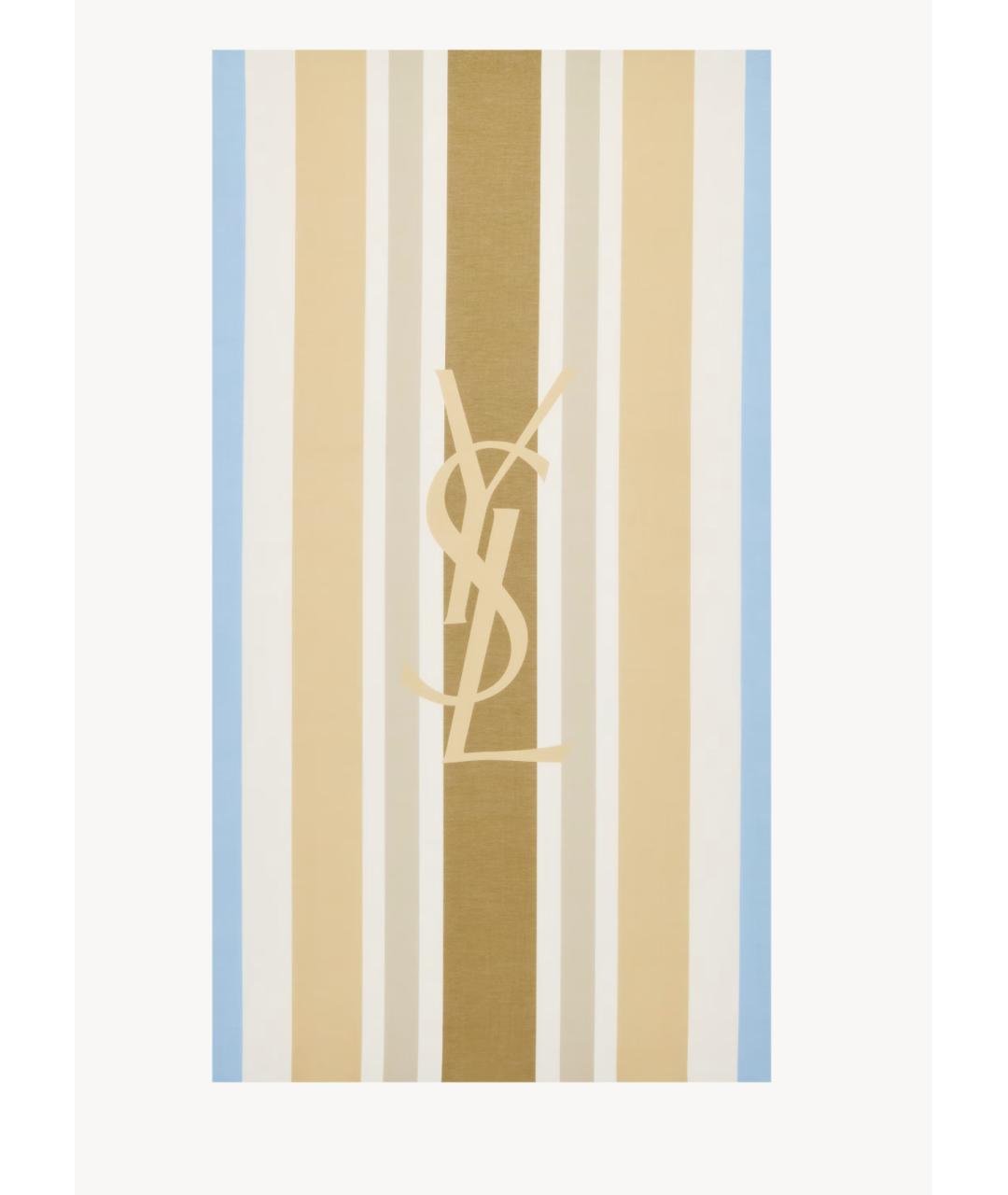 SAINT LAURENT Мульти хлопковый шарф, фото 3
