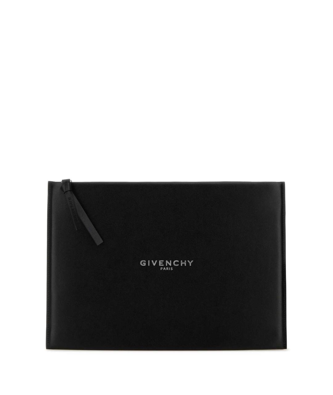 GIVENCHY Черная кожаная папка для документов, фото 1