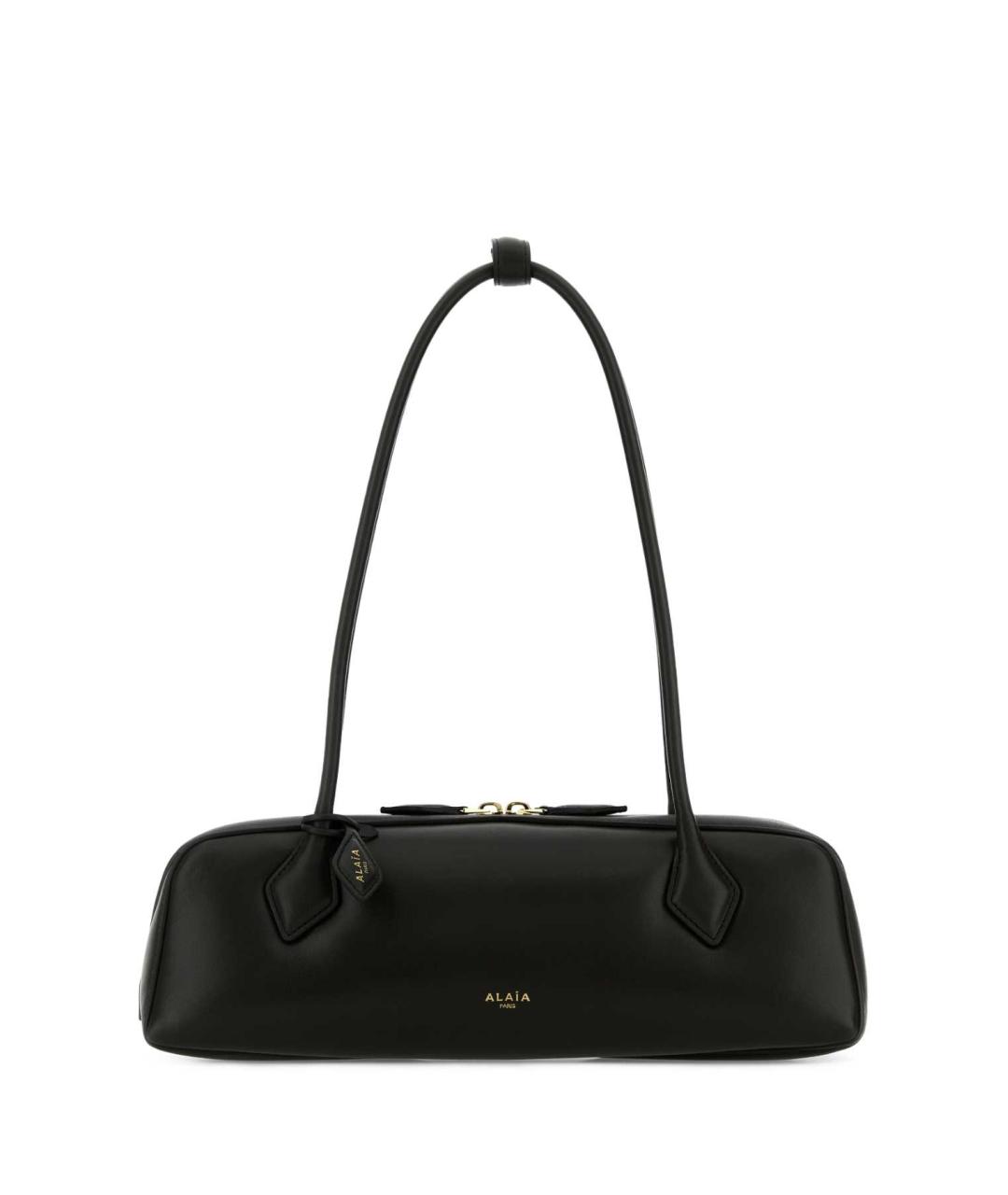 ALAIA Черная кожаная сумка через плечо, фото 1