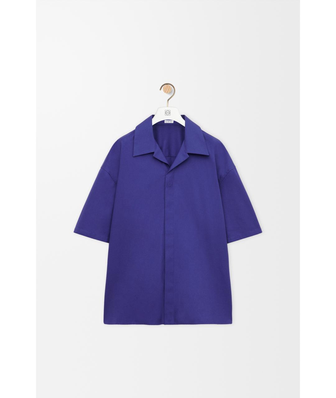 LOEWE Фиолетовая хлопковая кэжуал рубашка, фото 6