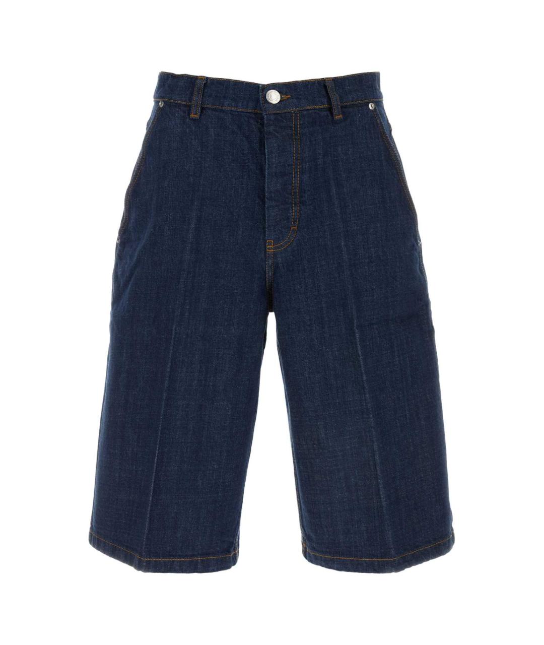 Ami Paris Синие хлопковые шорты, фото 1