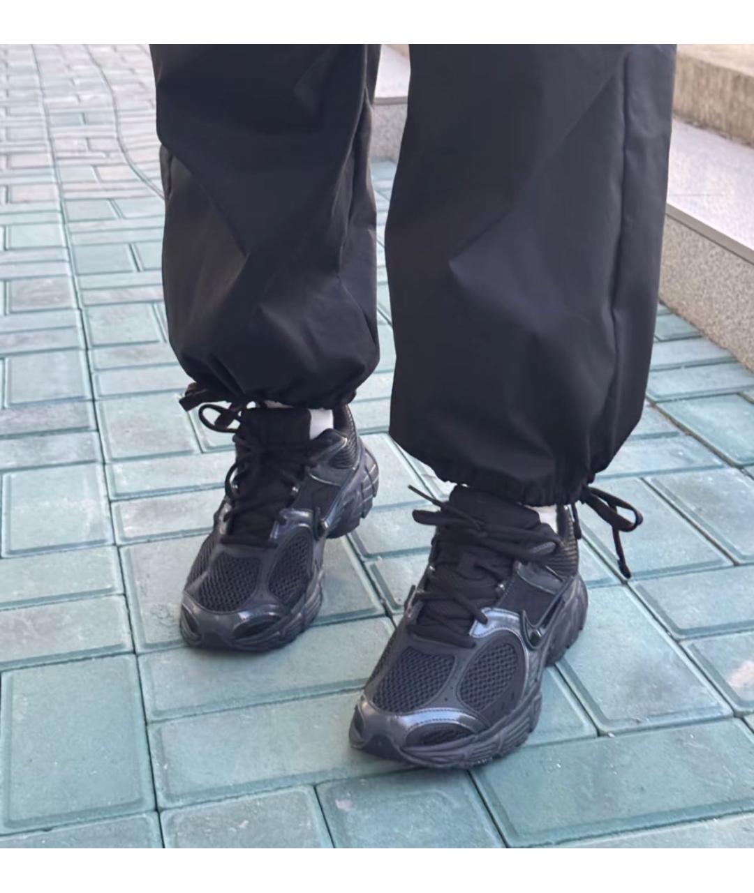 NIKE Черные низкие кроссовки / кеды, фото 8