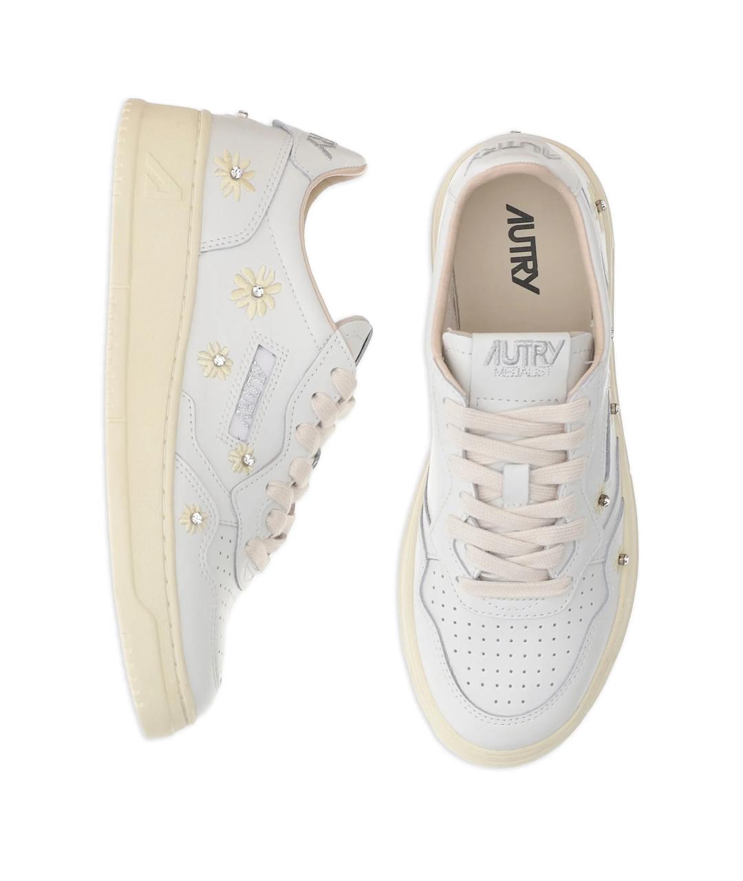 AUTRY Белые кожаные кеды, фото 5