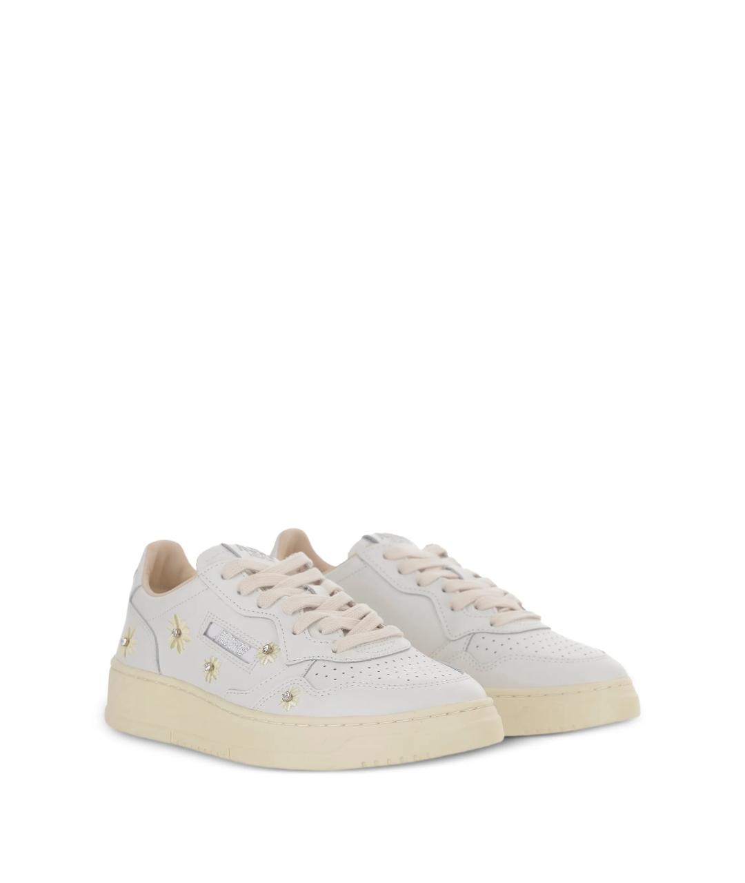 AUTRY Белые кожаные кеды, фото 3