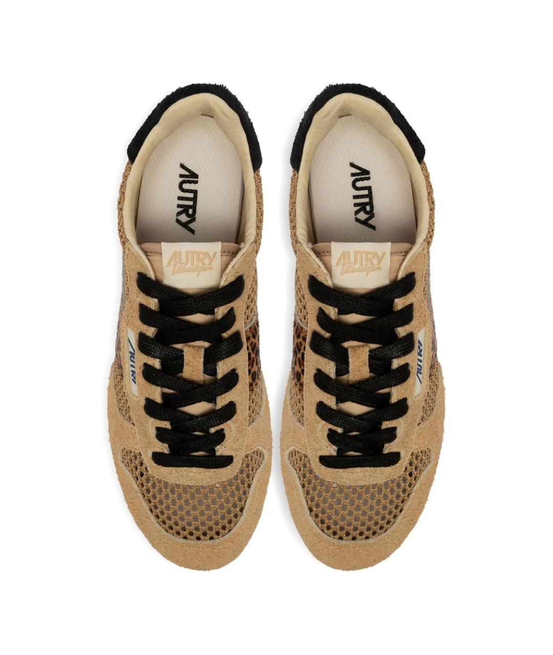AUTRY Бежевые замшевые кроссовки, фото 3