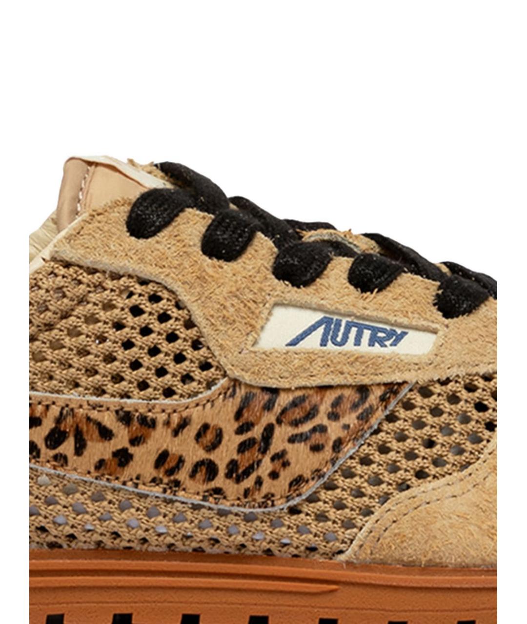 AUTRY Бежевые замшевые кроссовки, фото 2