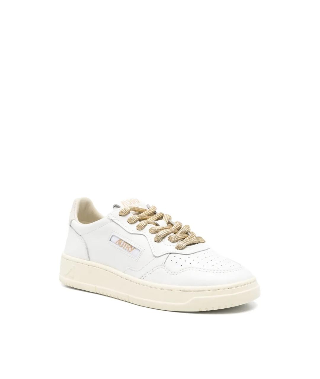 AUTRY Белые кожаные кеды, фото 3