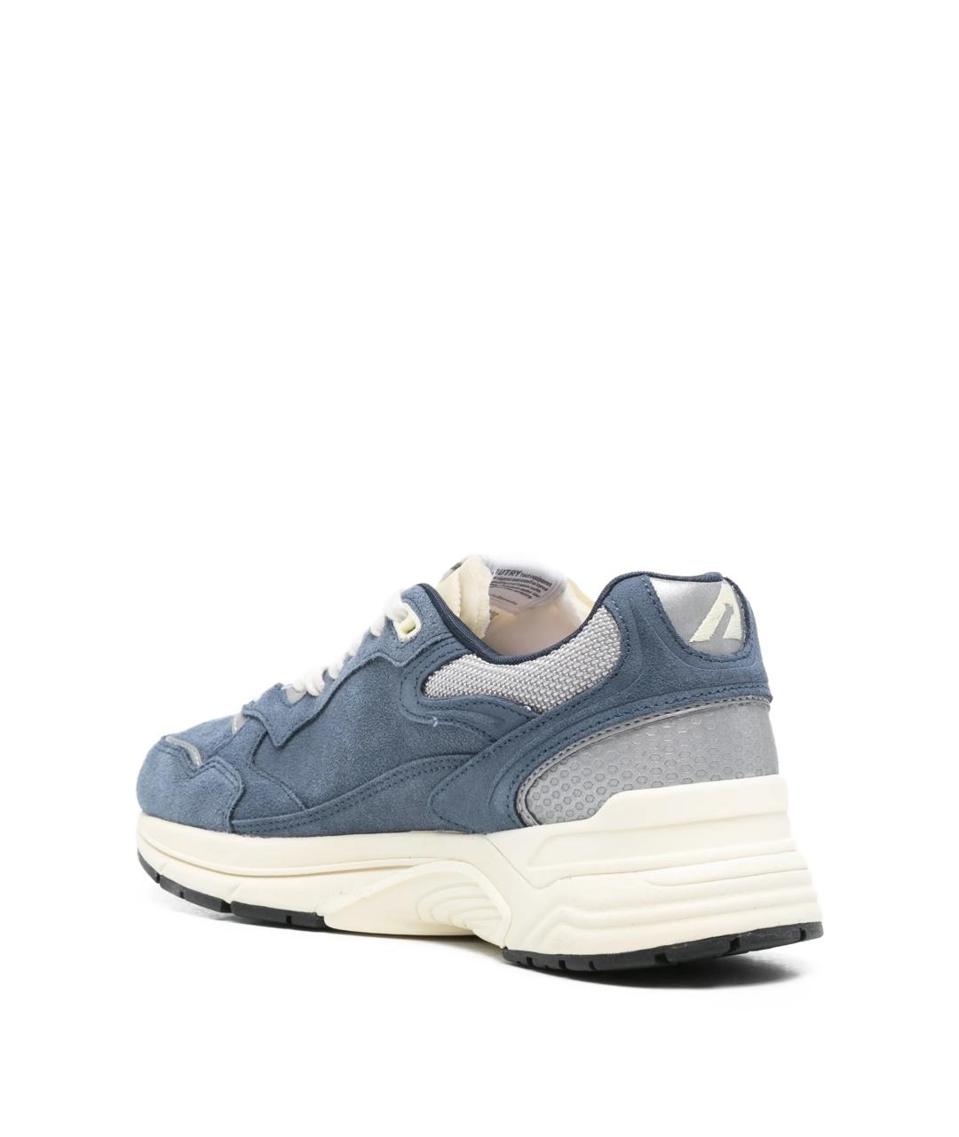 AUTRY Синие замшевые низкие кроссовки / кеды, фото 3