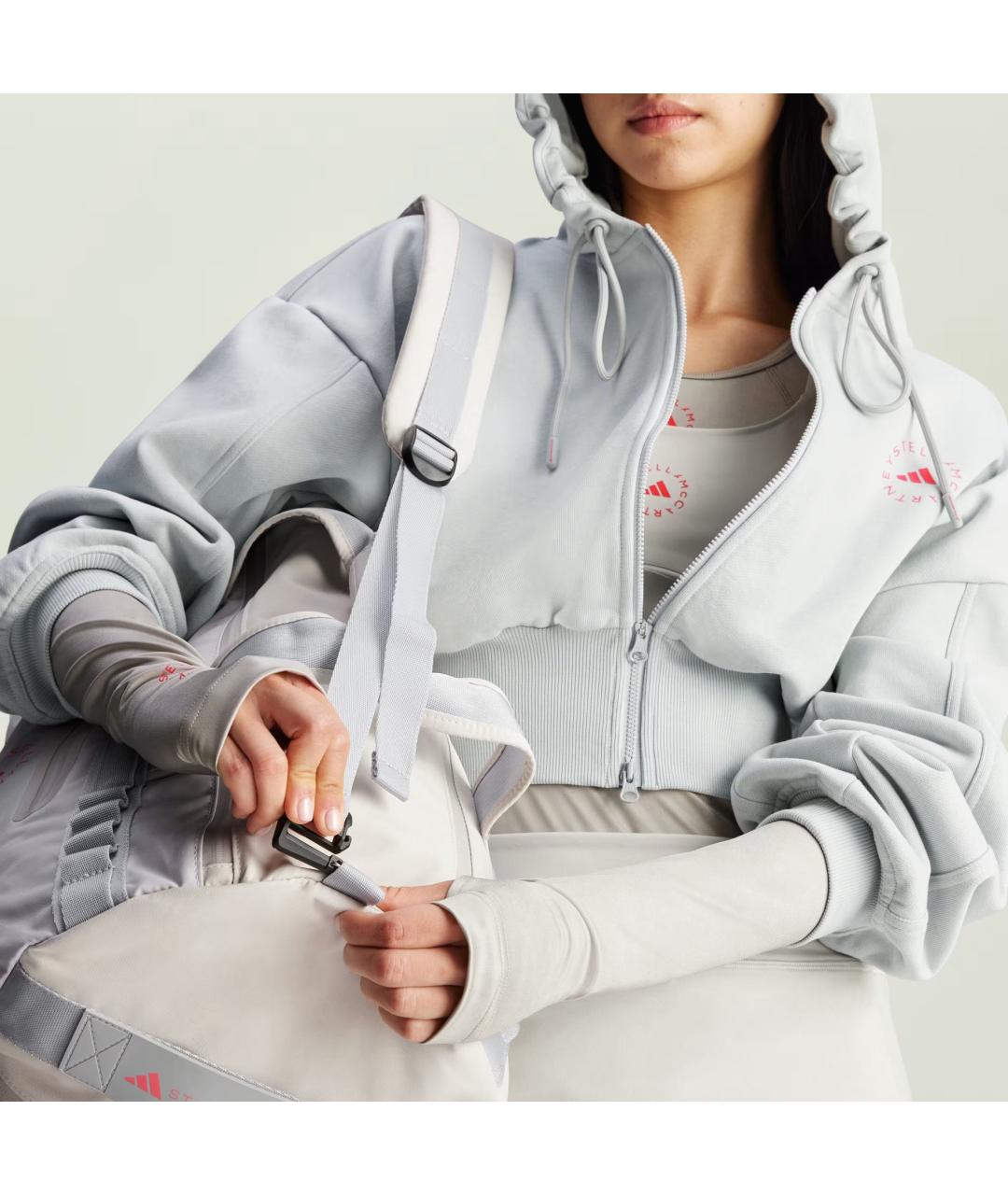 ADIDAS BY STELLA MCCARTNEY Серая дорожная/спортивная сумка, фото 5