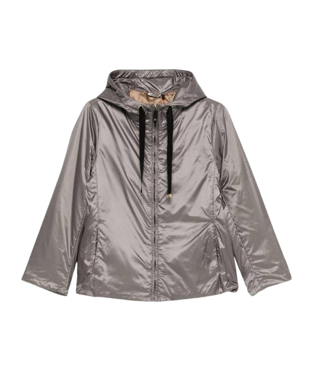 MAX MARA THE CUBE Серая полиэстеровая куртка, фото 1