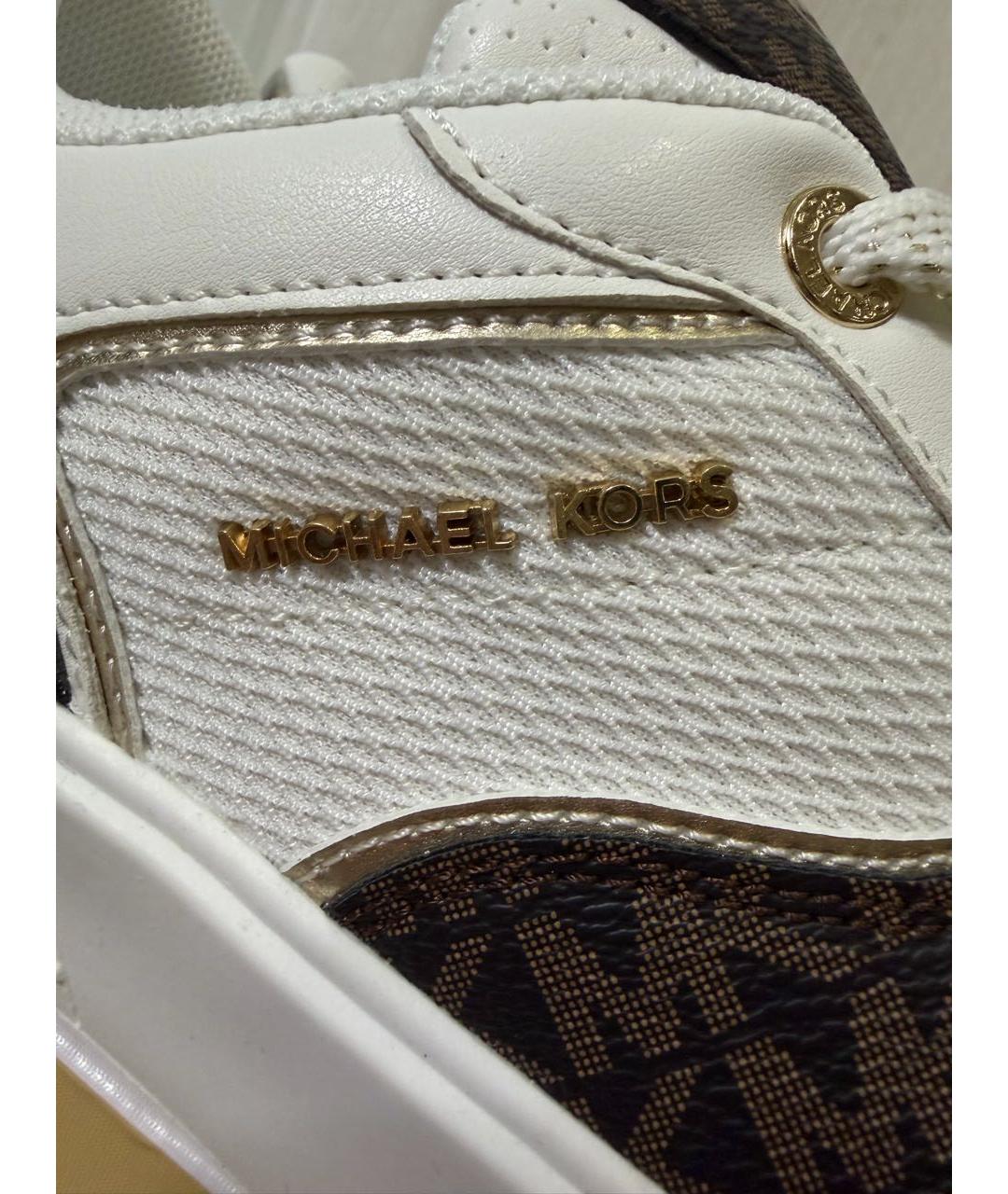 MICHAEL MICHAEL KORS Белые кроссовки, фото 6