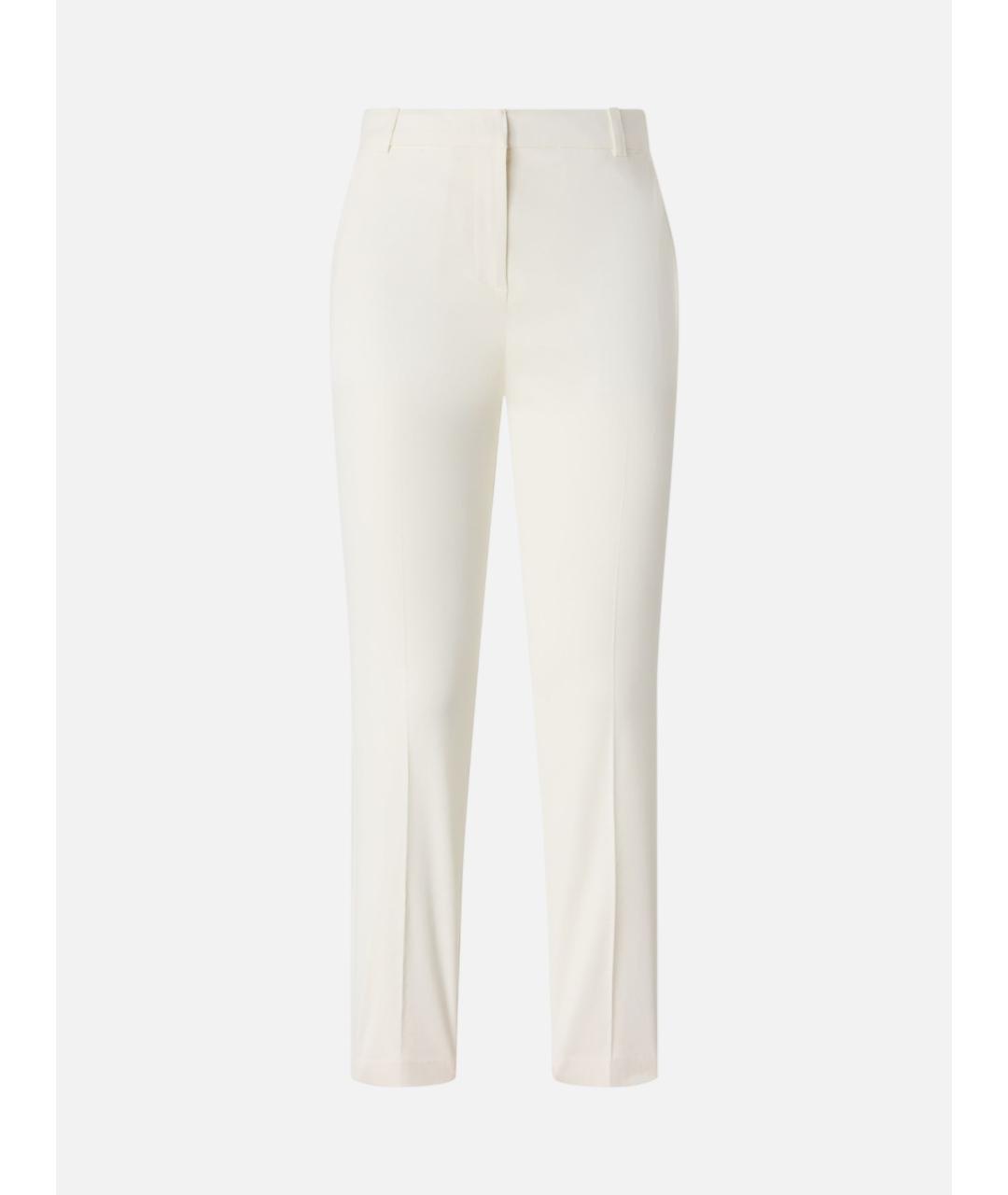 PINKO Белые льняные прямые брюки, фото 3