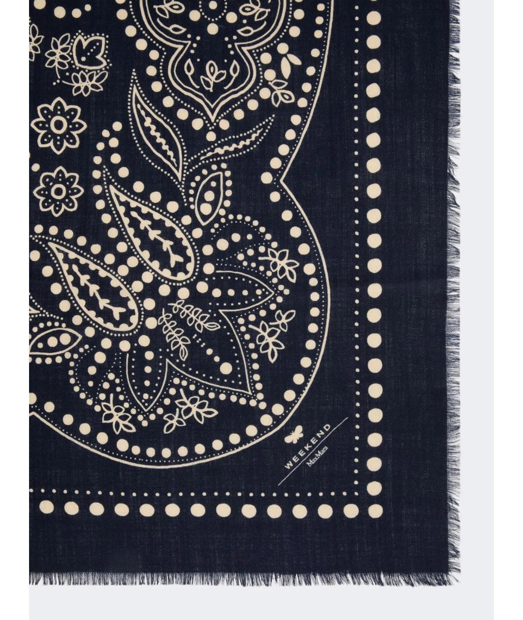 WEEKEND MAX MARA Мульти шерстяной платок, фото 3