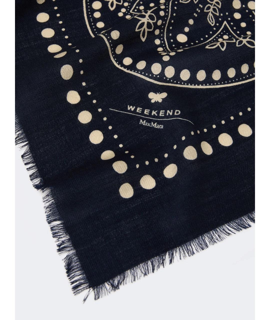 WEEKEND MAX MARA Мульти шерстяной платок, фото 4