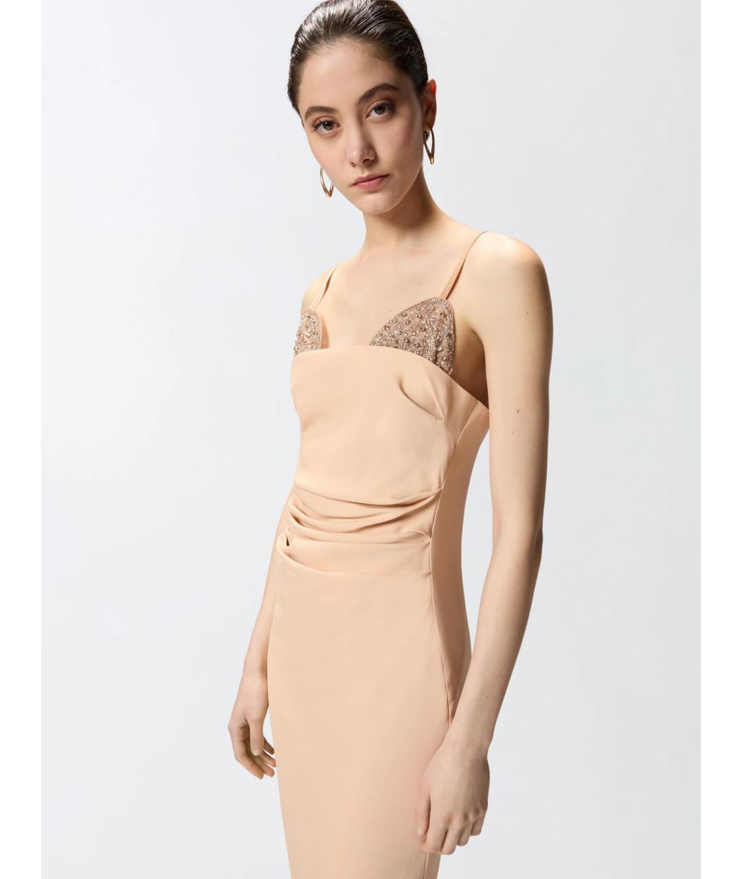 PINKO Розовое вискозное коктейльное платье, фото 6