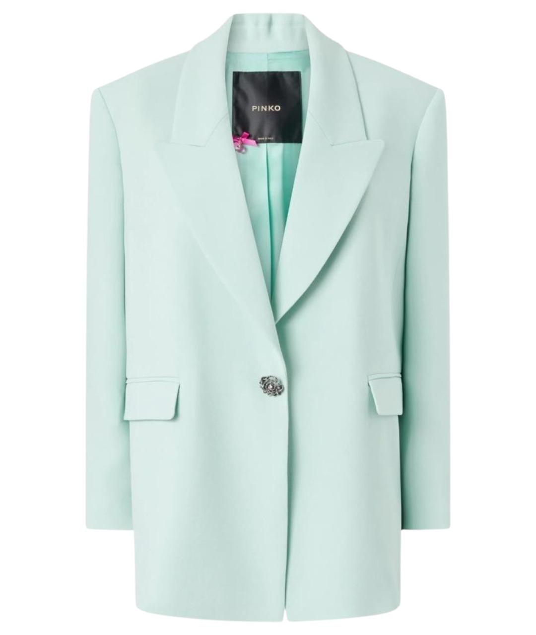 PINKO Зеленый вискозный жакет/пиджак, фото 1