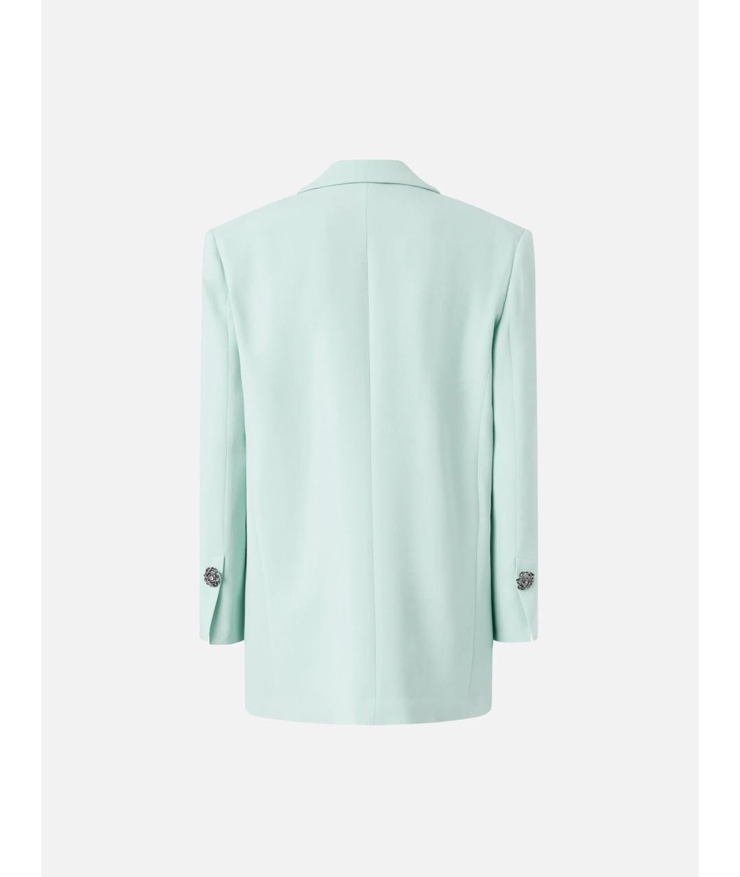 PINKO Зеленый вискозный жакет/пиджак, фото 6