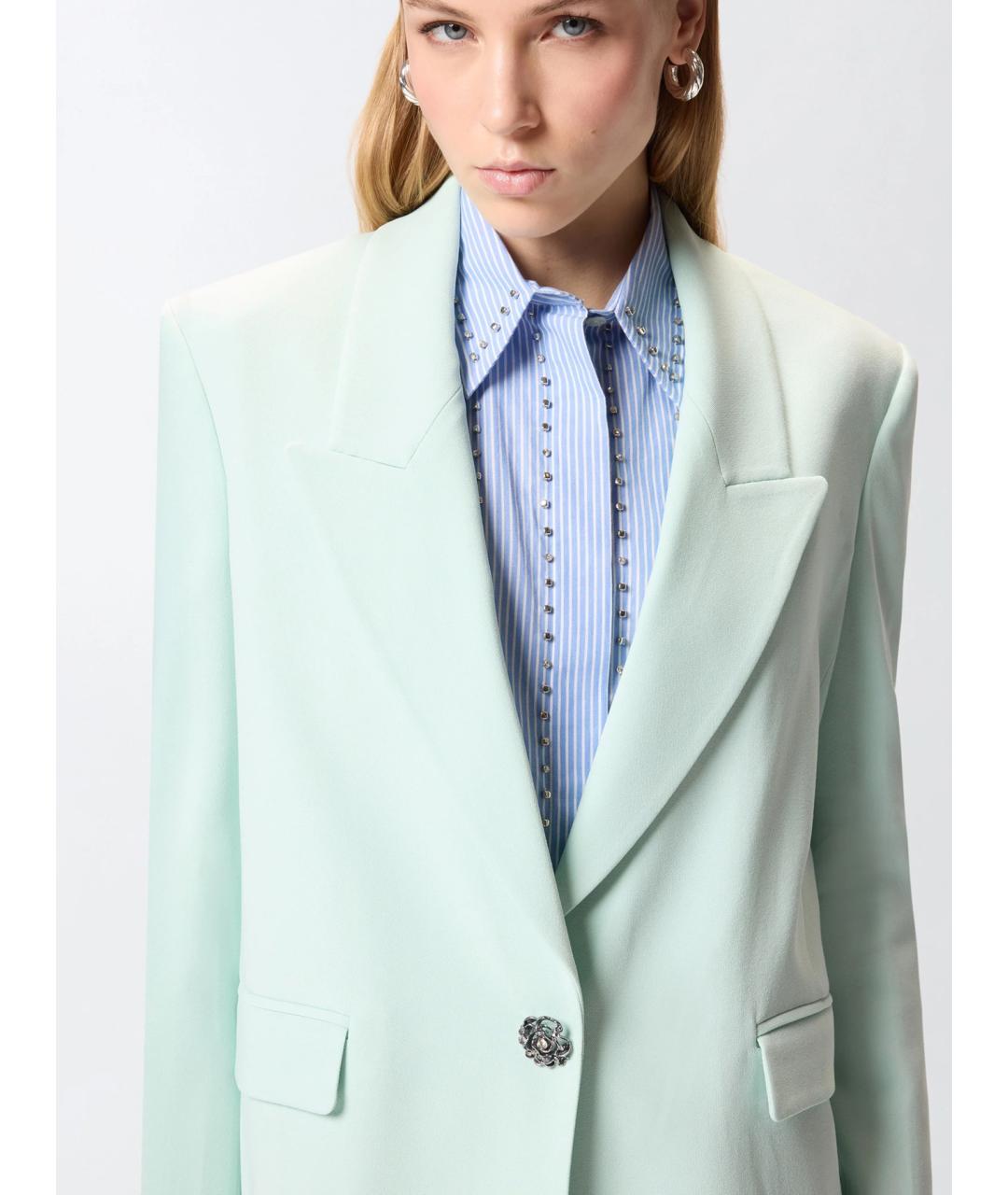PINKO Зеленый вискозный жакет/пиджак, фото 5