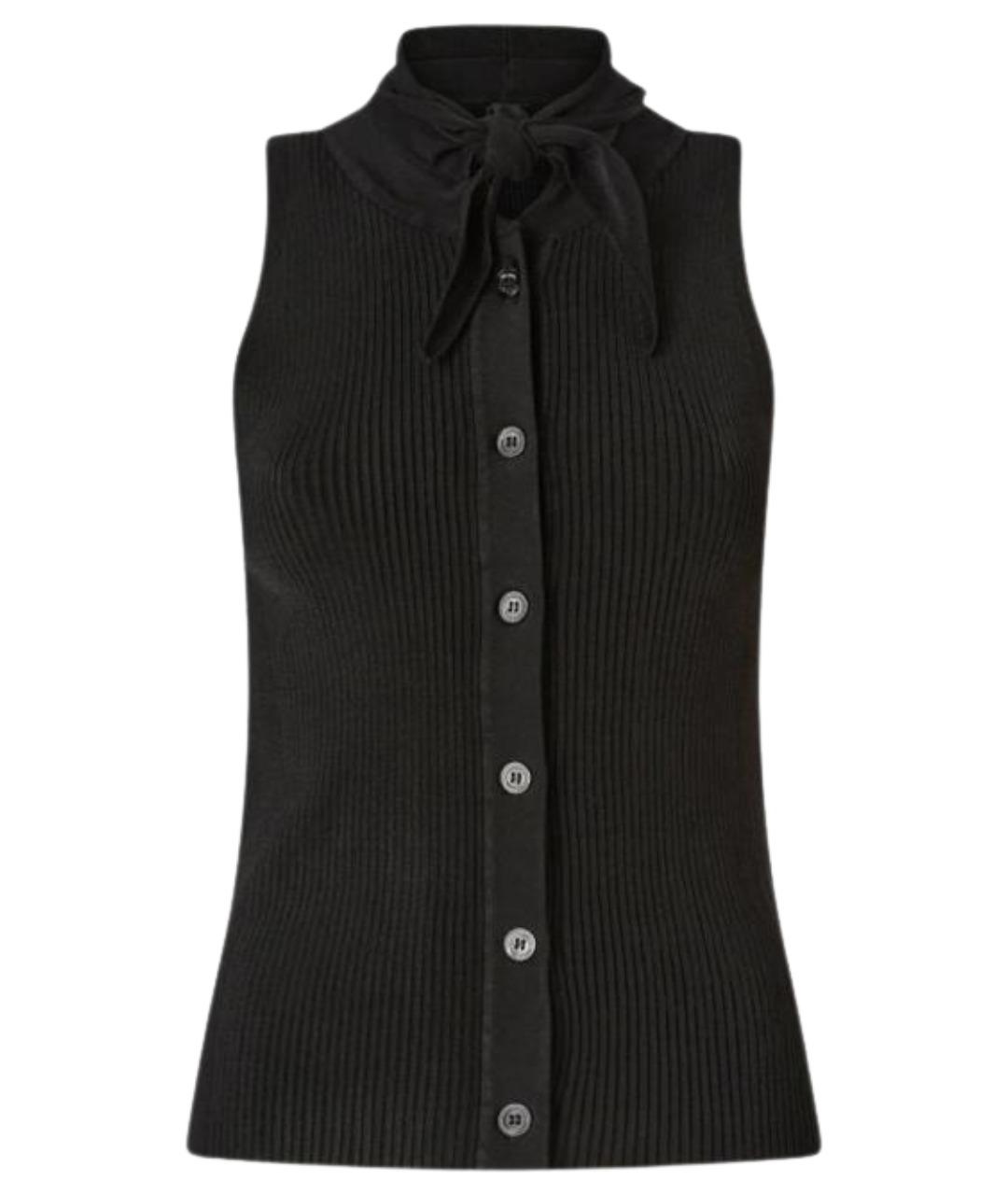 PINKO Черная вискозная блузы, фото 1