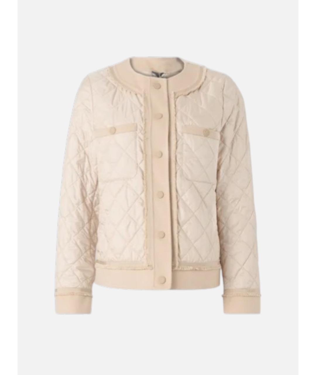 WEEKEND MAX MARA Бежевая полиэстеровая куртка, фото 5