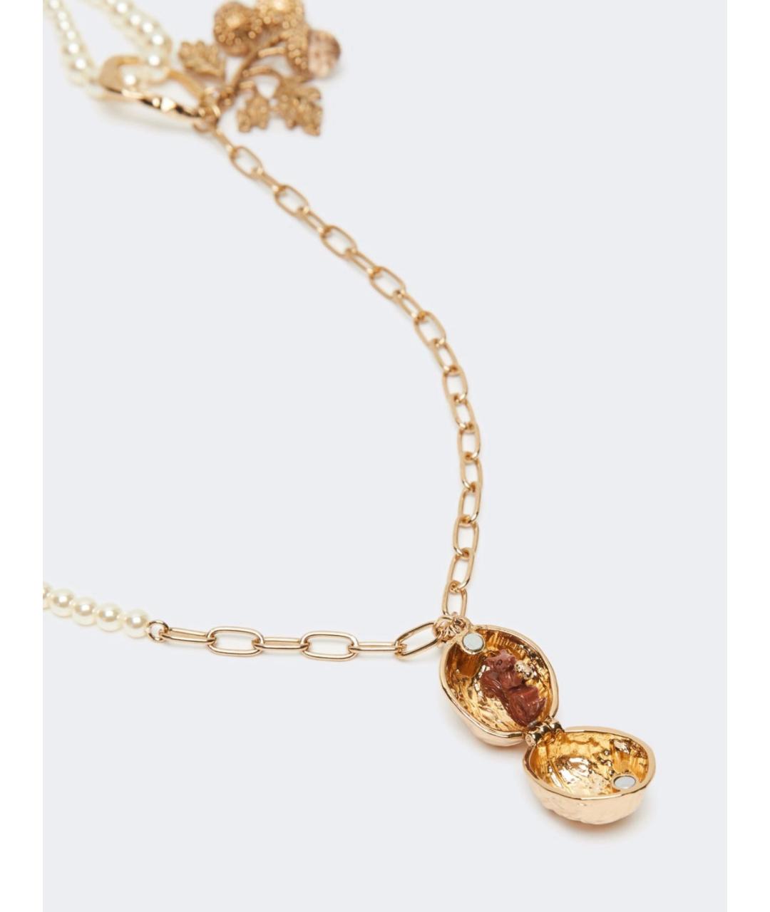 WEEKEND MAX MARA Золотой металлический комплект, фото 2