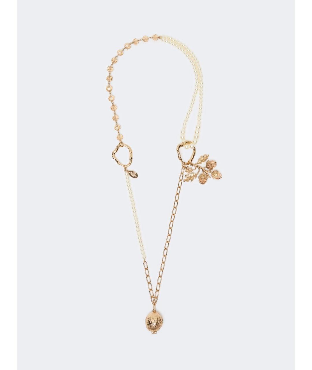 WEEKEND MAX MARA Золотой металлический комплект, фото 3