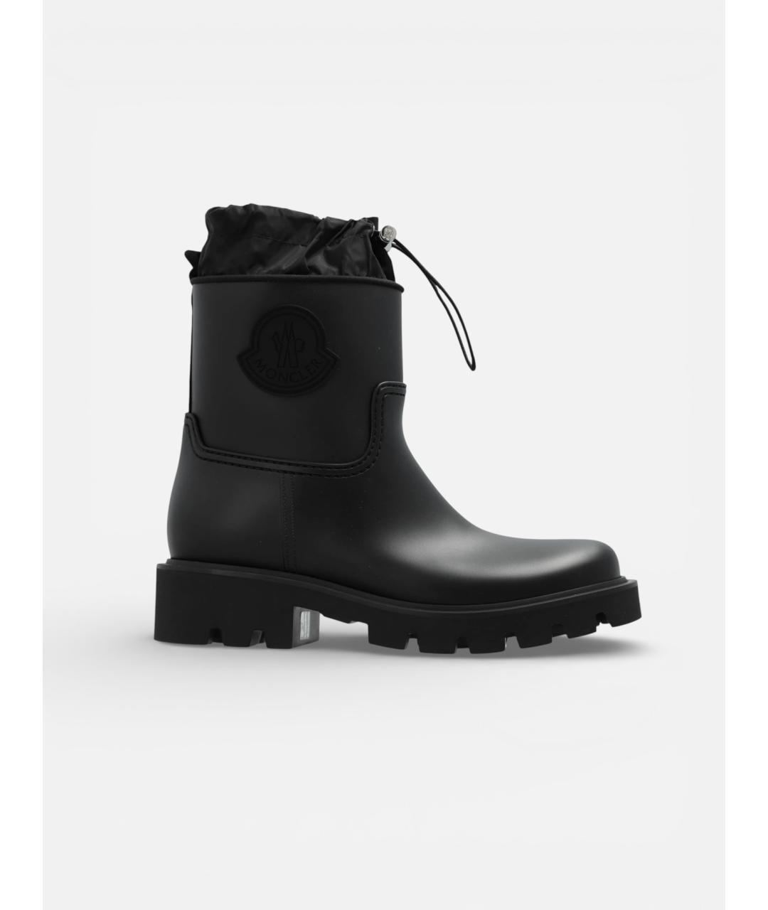 MONCLER Черные ботинки, фото 4