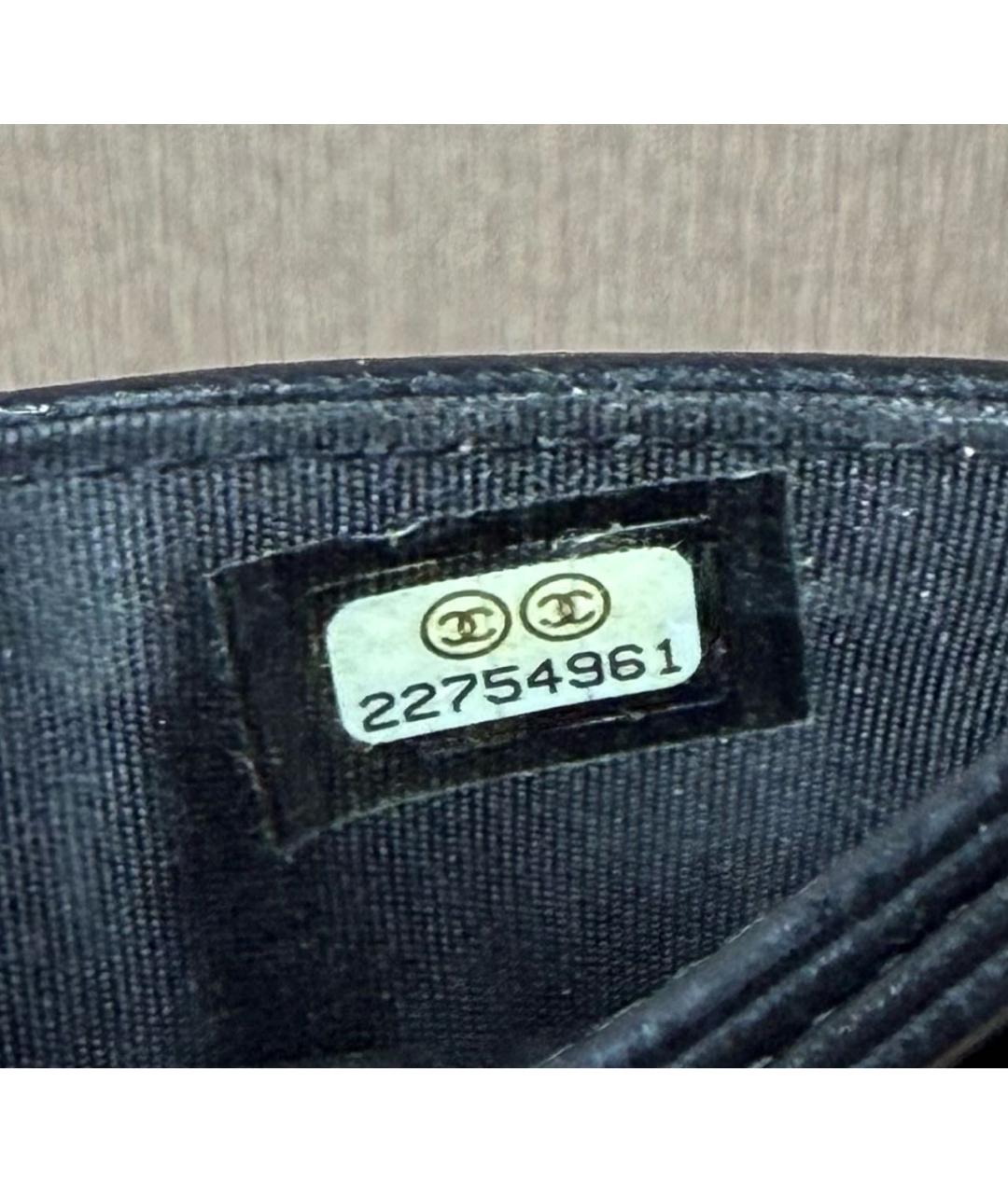 CHANEL Черный кожаный кардхолдер, фото 8