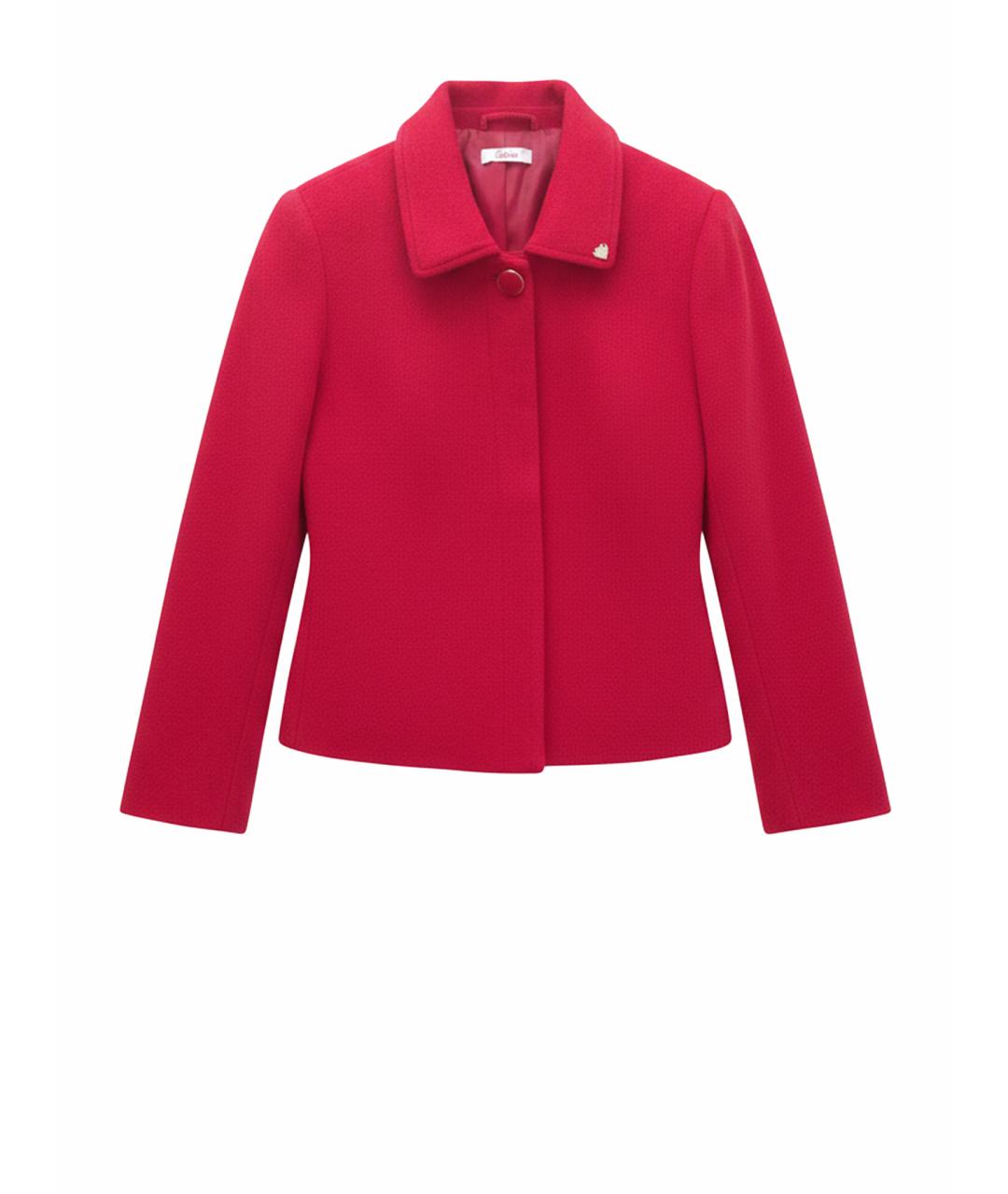 BLUGIRL Красное шерстяное пальто, фото 1