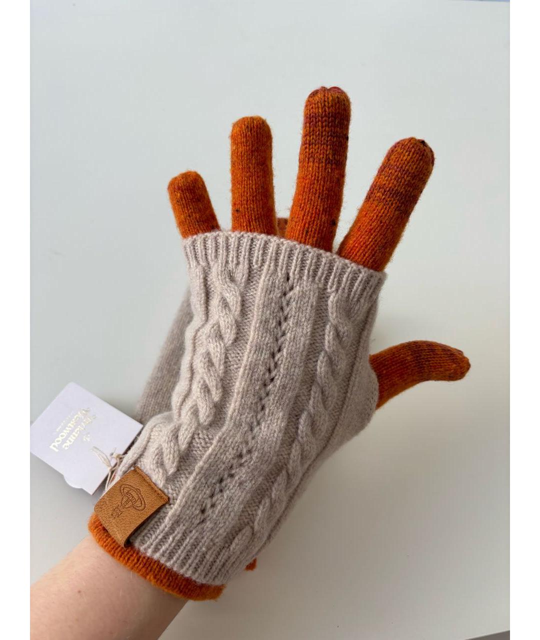 VIVIENNE WESTWOOD Мульти шерстяные митенки, фото 5