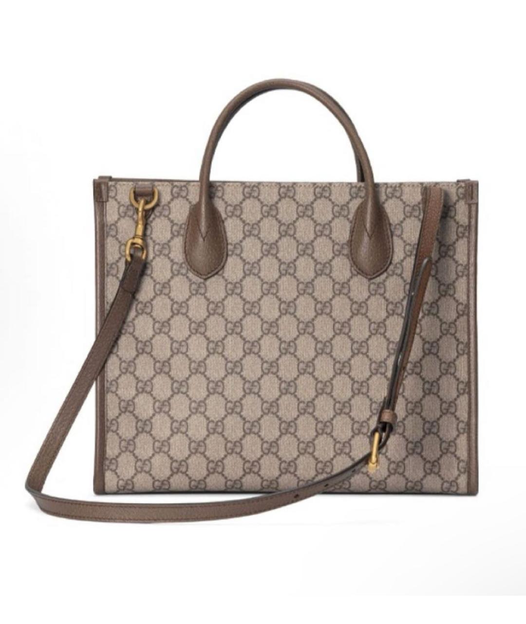 GUCCI Оранжевая кожаная сумка через плечо, фото 2