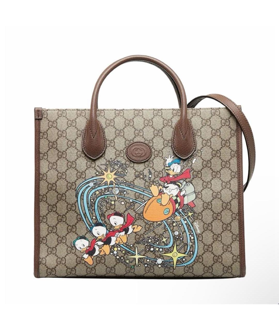 GUCCI Оранжевая кожаная сумка через плечо, фото 9