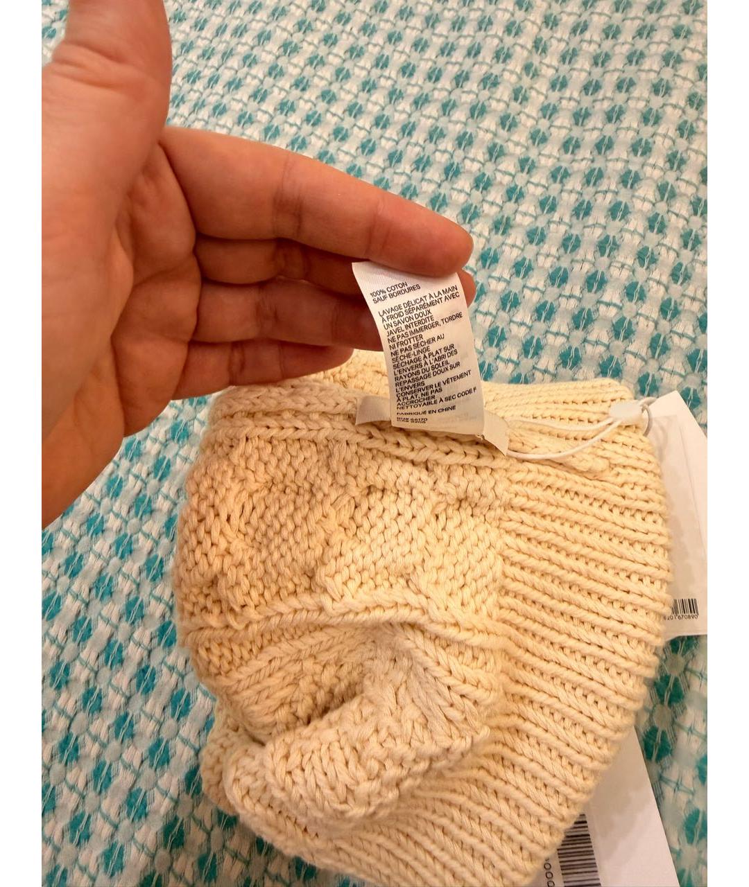 ZIMMERMANN Белая хлопковая шапка, фото 5