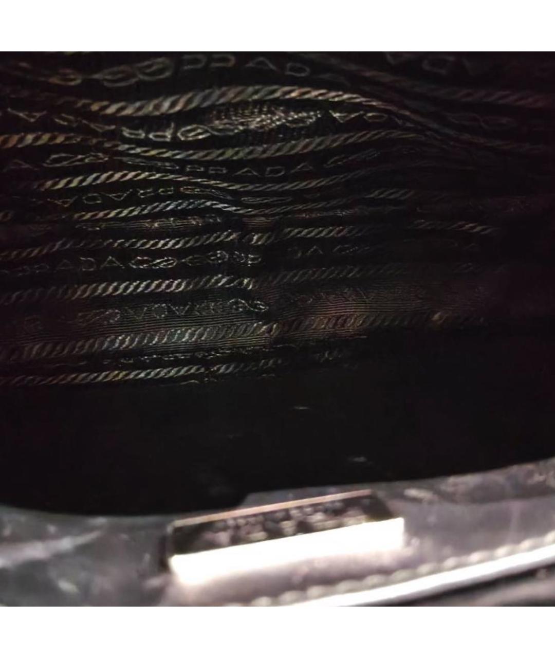 PRADA Черная сумка через плечо, фото 4