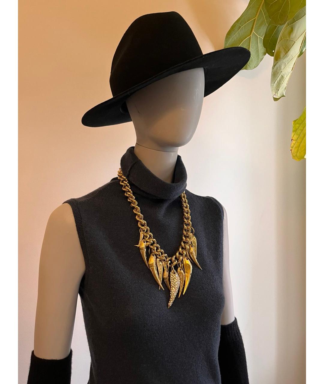 ROBERTO CAVALLI Золотое металлическое колье, фото 3