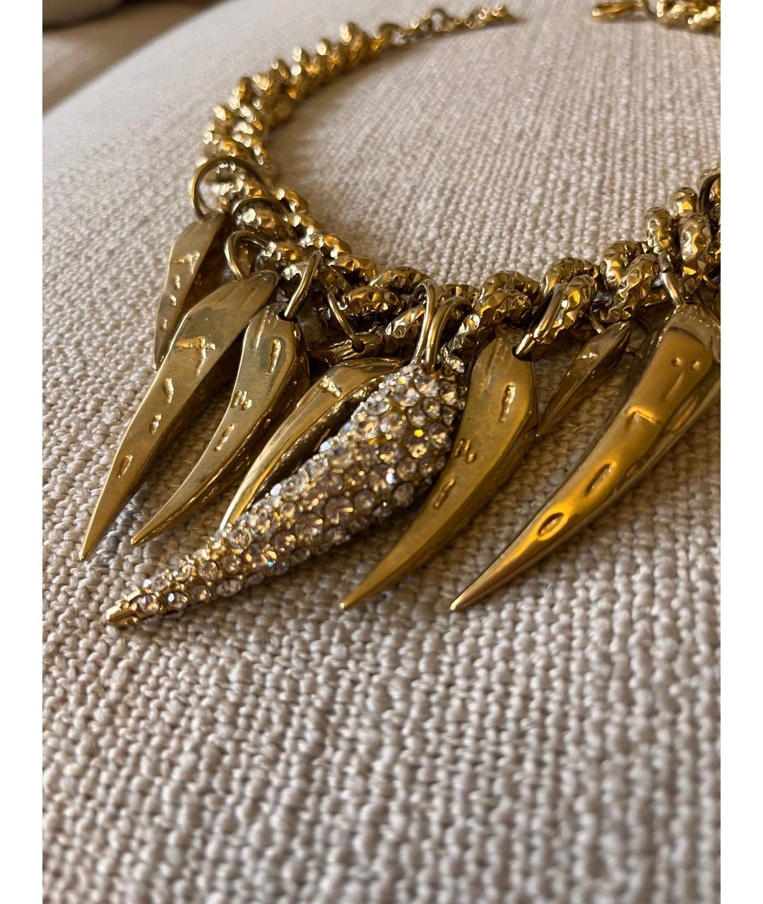 ROBERTO CAVALLI Золотое металлическое колье, фото 2