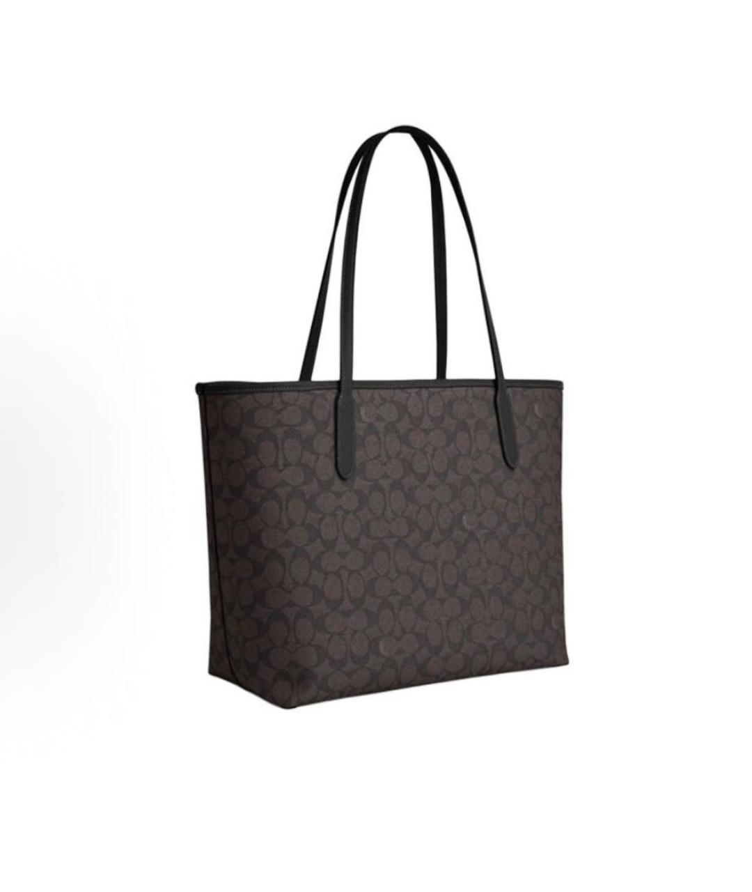 COACH Коричневая сумка тоут, фото 2