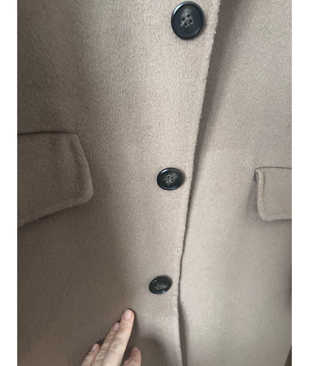 12 STOREEZ Коричневое шерстяное пальто, фото 4