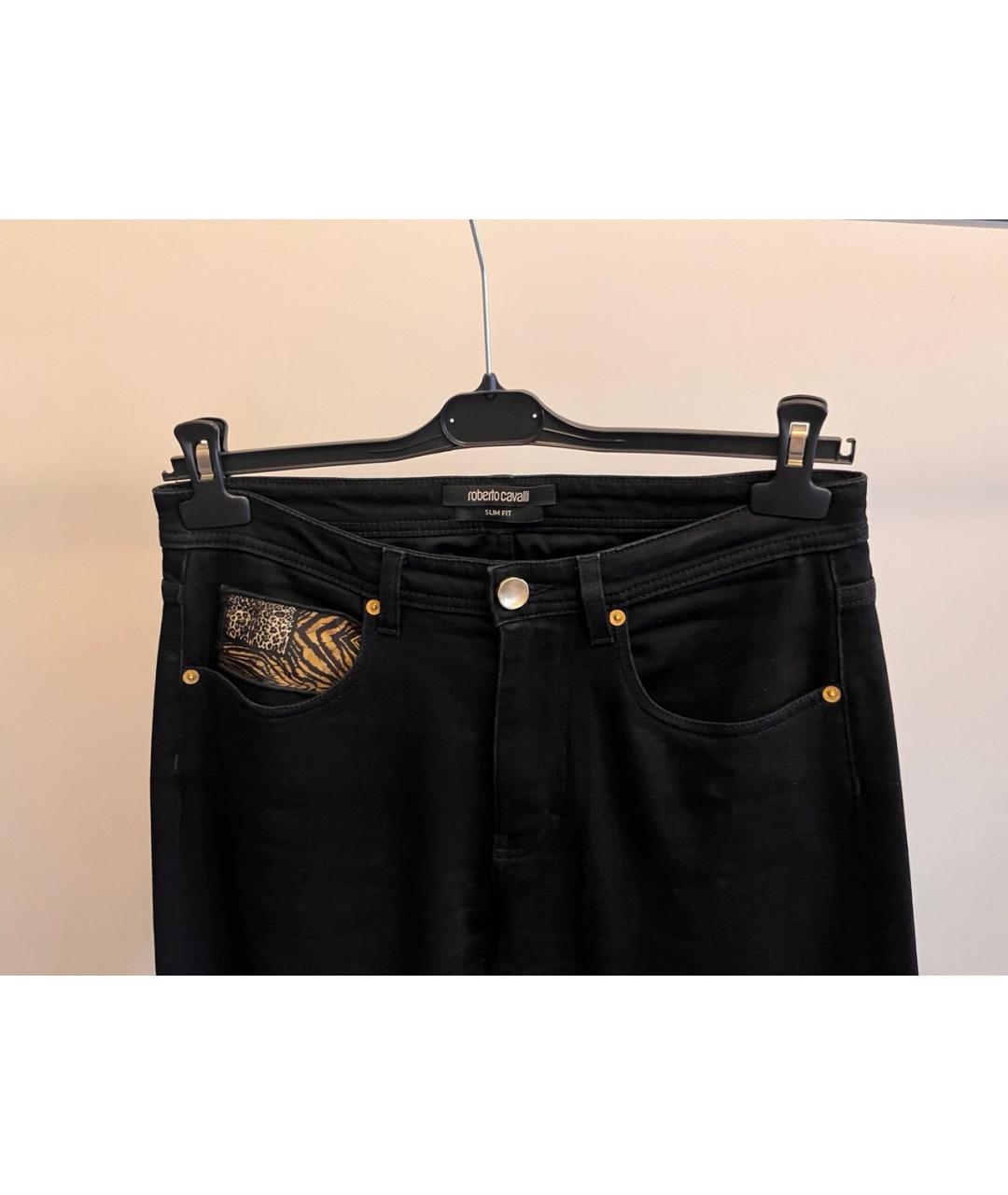 ROBERTO CAVALLI Черные джинсы скинни, фото 3