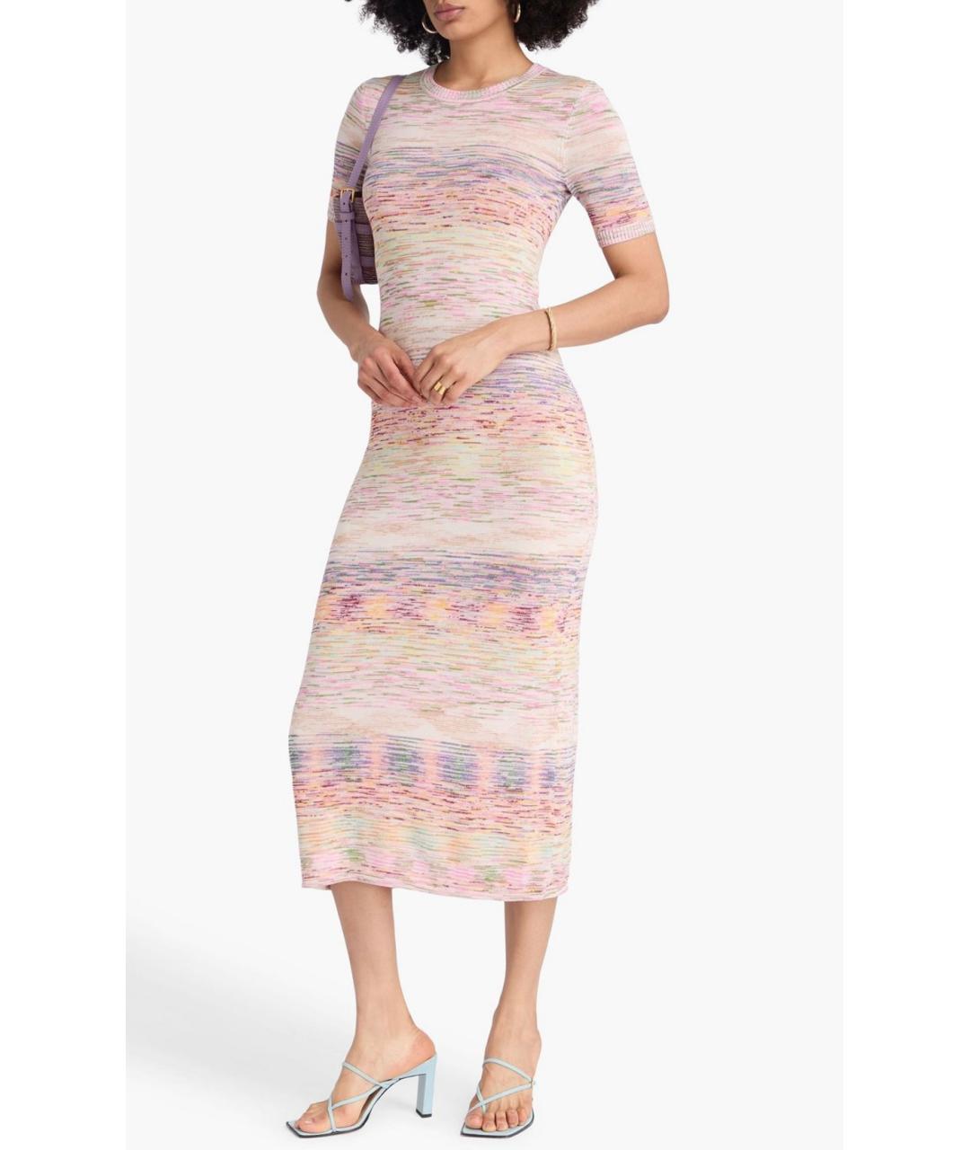 ZIMMERMANN Розовое хлопковое коктейльное платье, фото 2