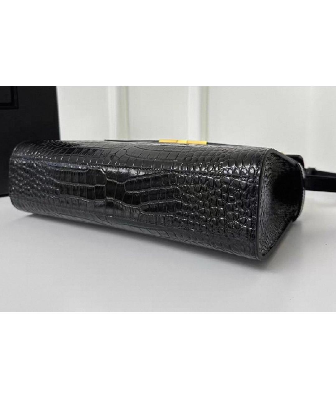 SAINT LAURENT Черная сумка через плечо, фото 3