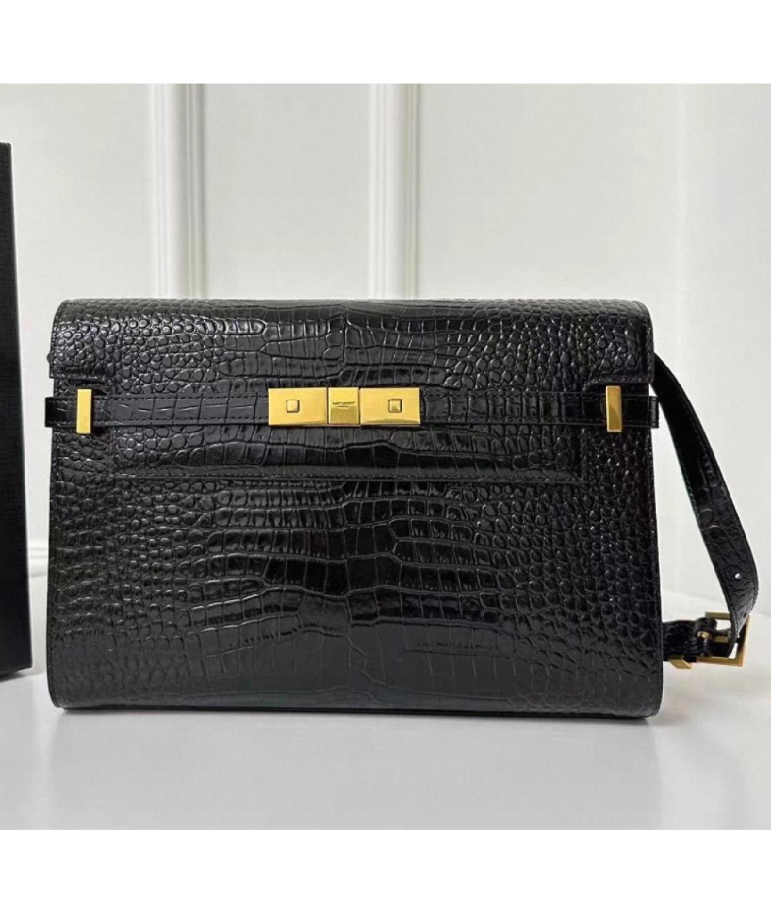 SAINT LAURENT Черная сумка через плечо, фото 4