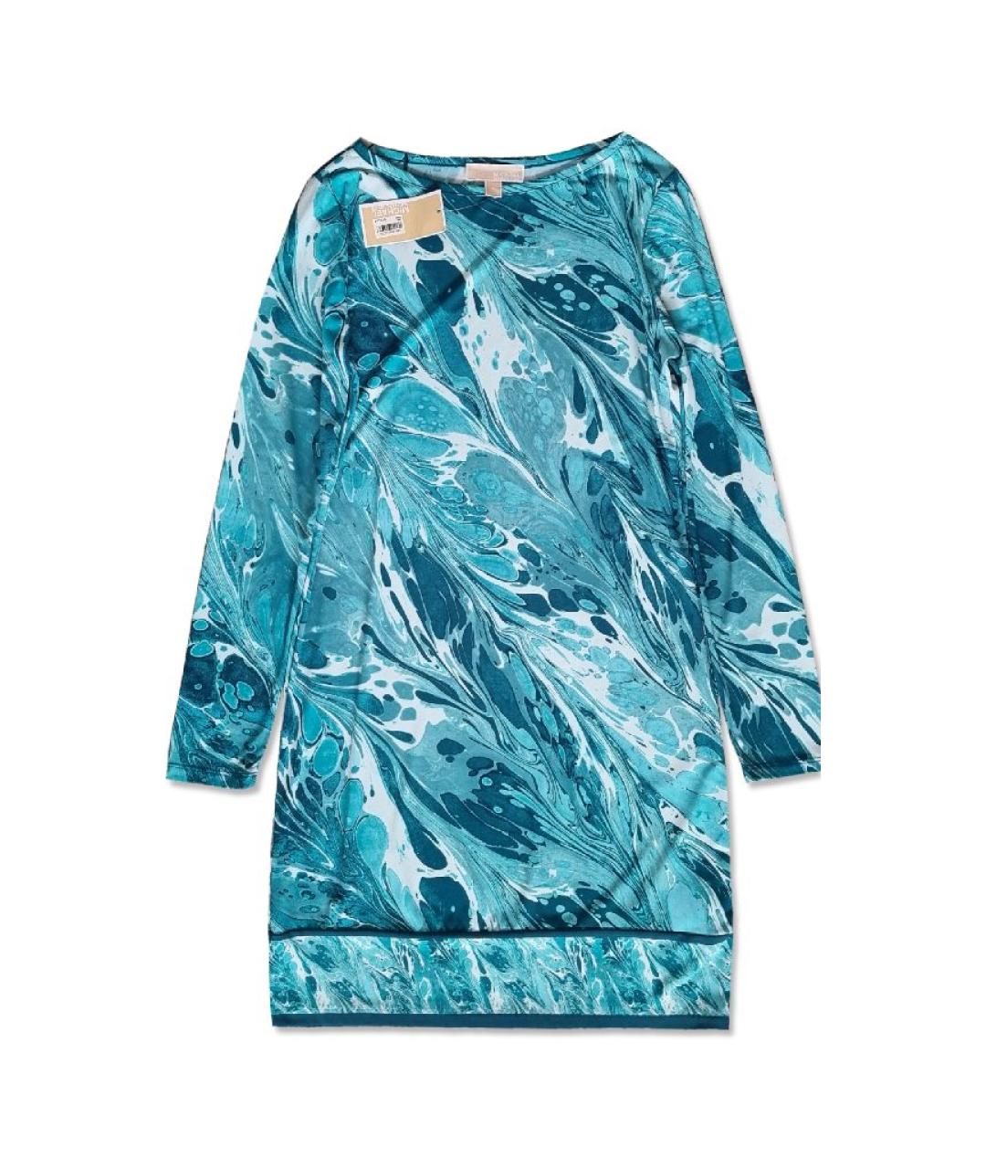 MICHAEL KORS Голубое повседневное платье, фото 3