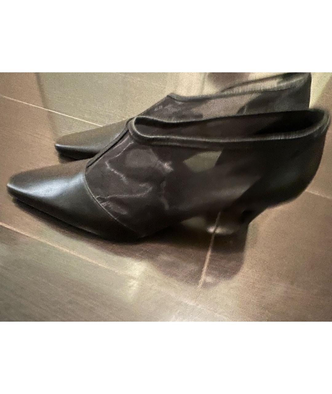 TOTEME Черные кожаные туфли, фото 2