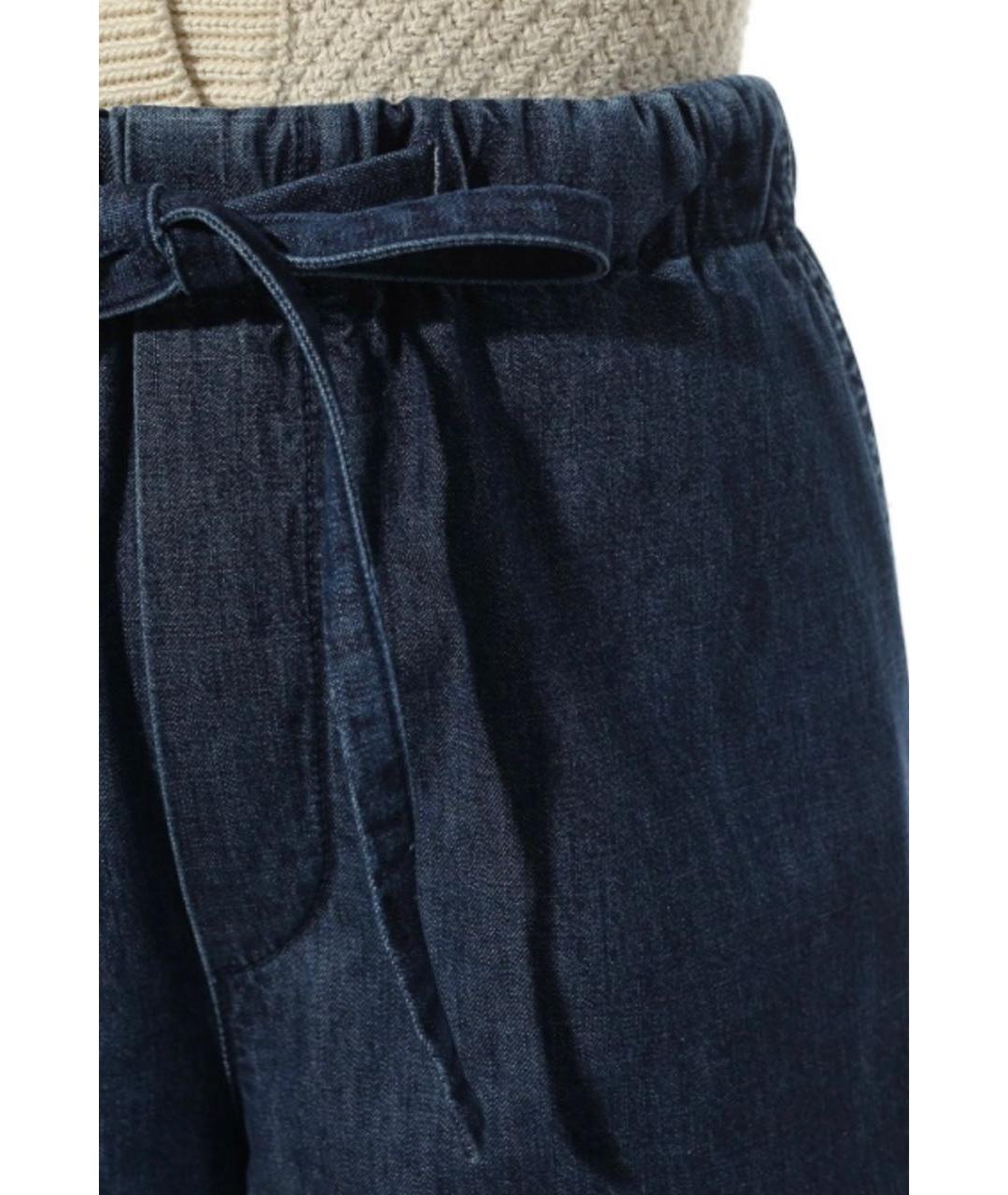 VALENTINO Синие хлопковые джинсы клеш, фото 2