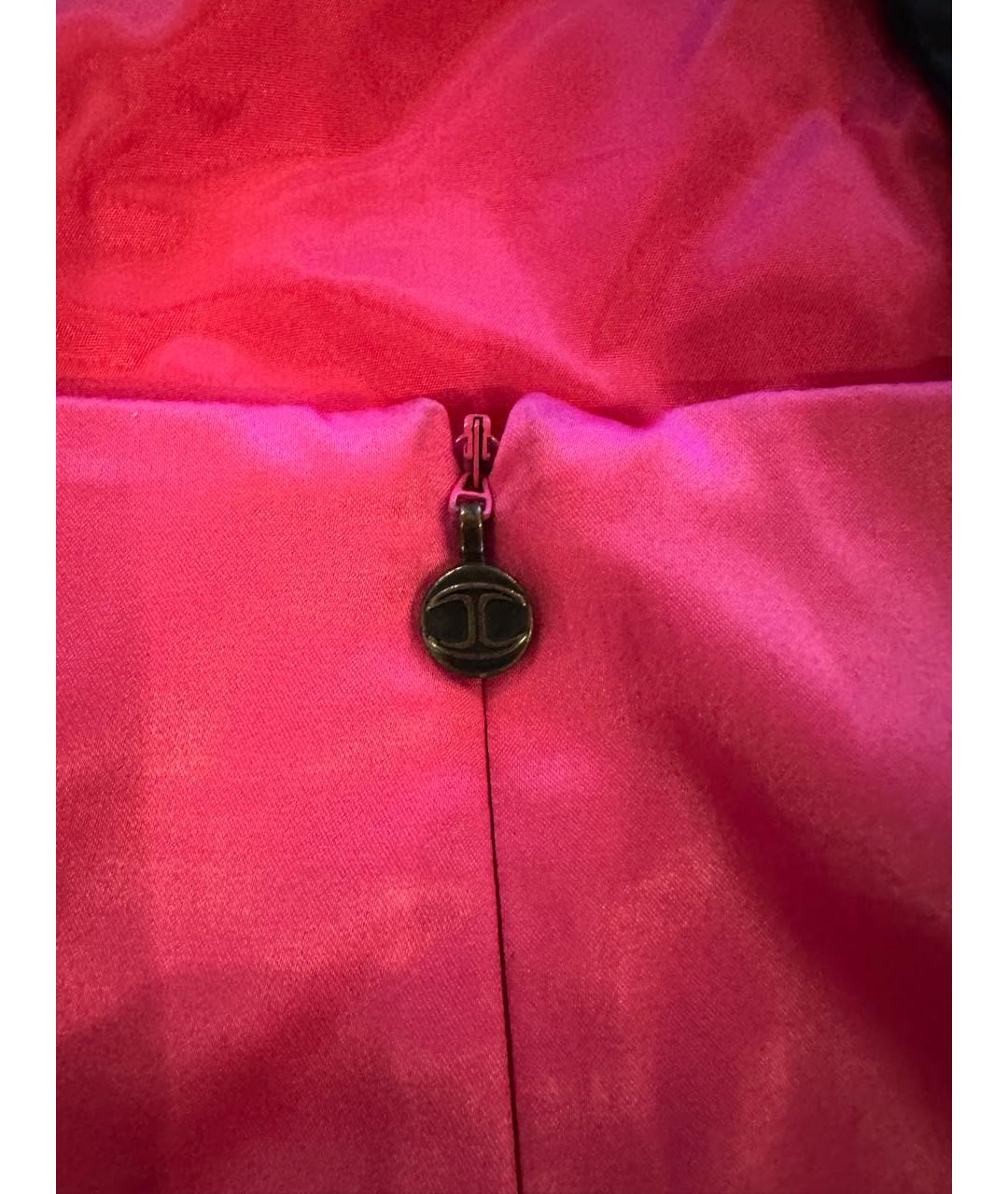 JUST CAVALLI Фуксия коктейльное платье, фото 4